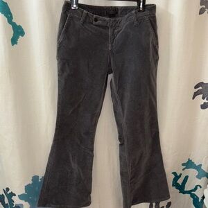 Lucky Brand Gray Flare Velvety Jeans